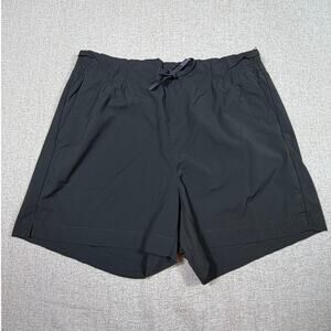 REI Co-op Women L Black Nylon Lightweight Outdoor Hiking Trail Shorts Athletic